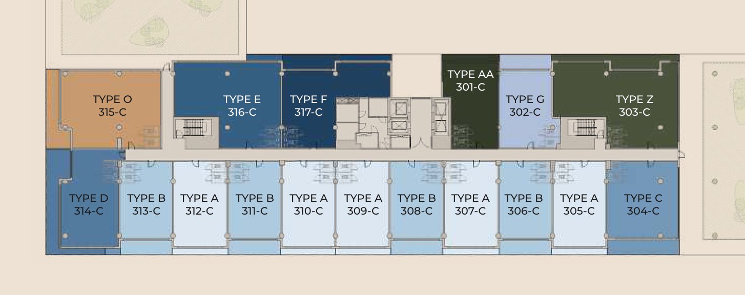 Block C level 3 floor plate